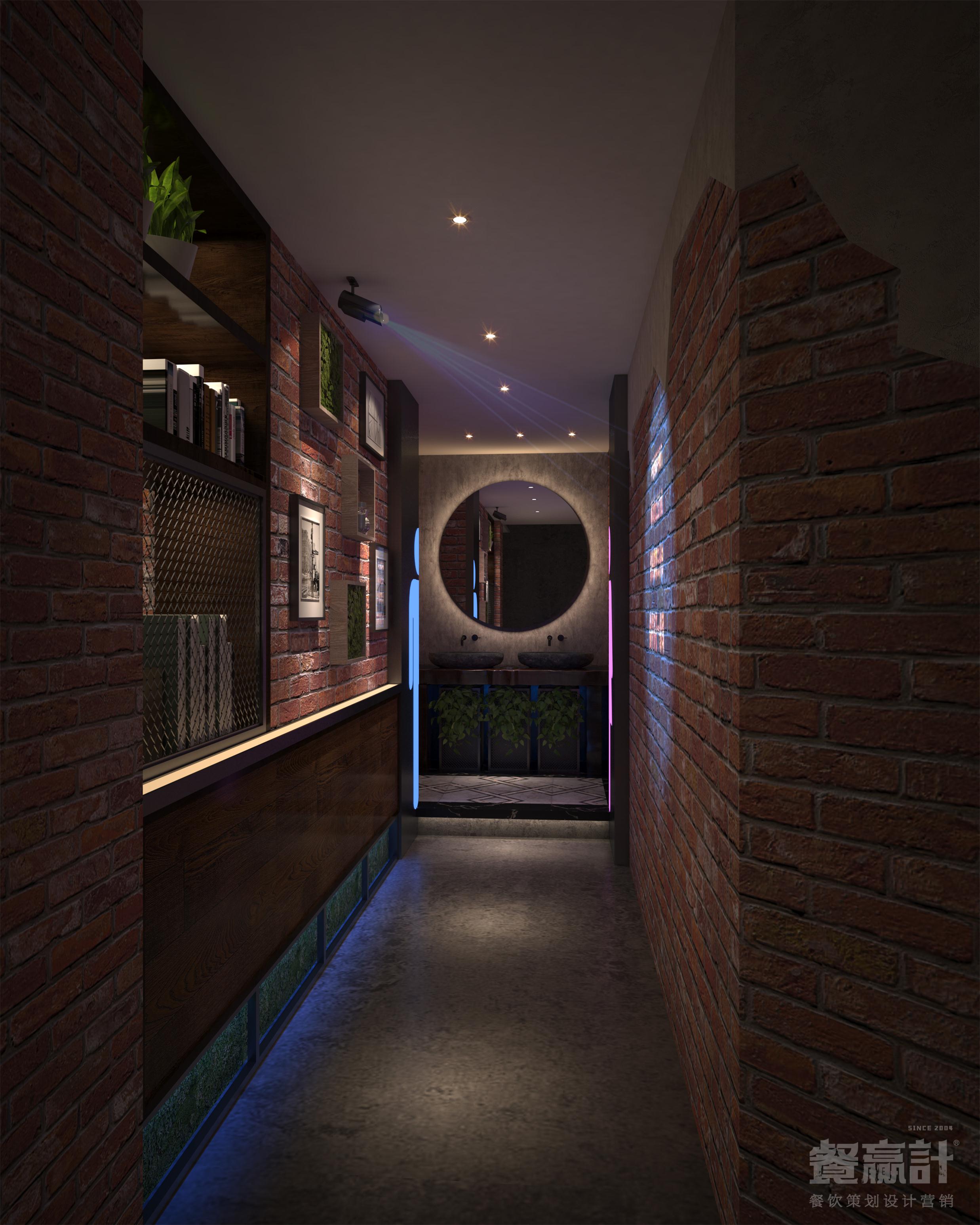 东莞音乐餐吧空间策划设计——城里故事音乐餐吧走廊设计