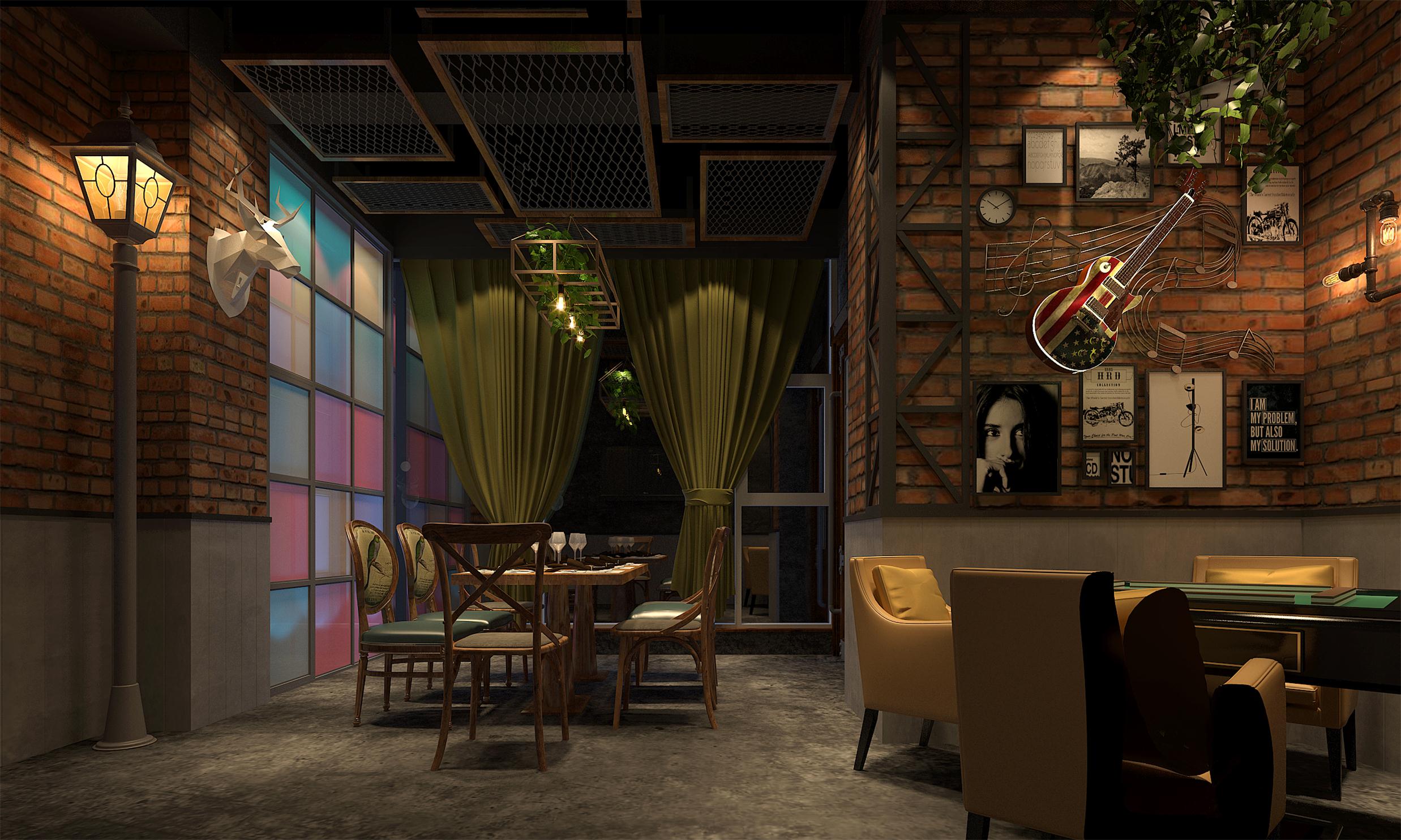 东莞音乐餐吧空间策划设计——城里故事创意餐厅风格
