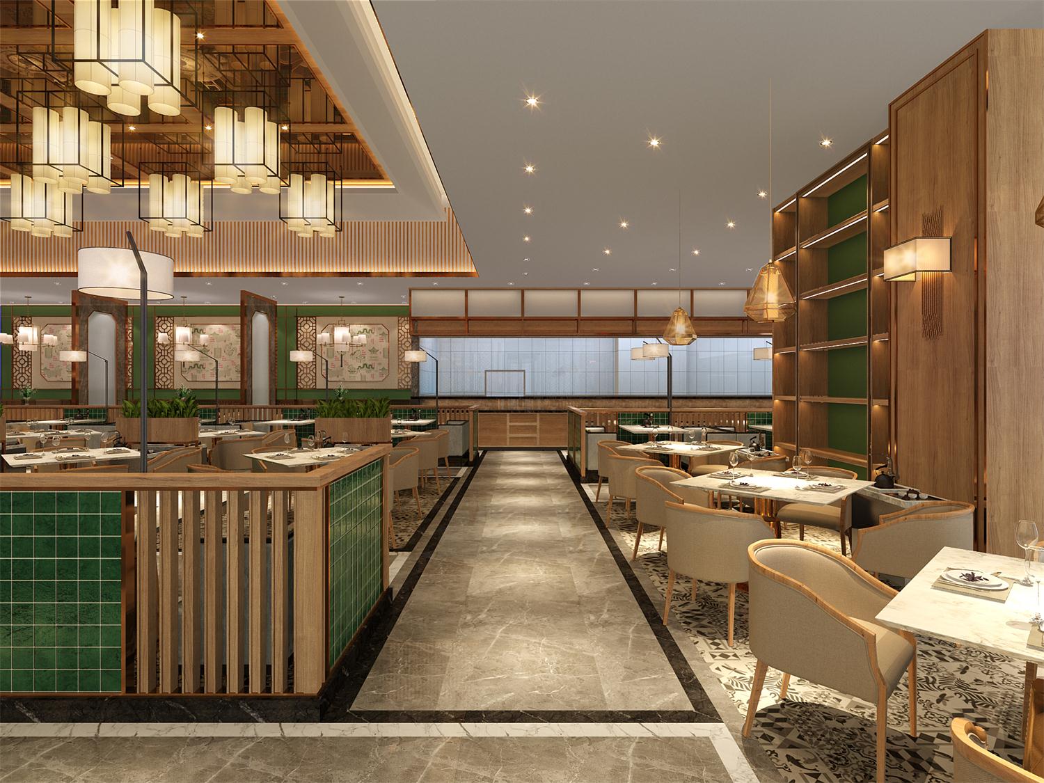 粤式早茶深圳餐厅空间设计——趣茗轩创意茶楼空间设计